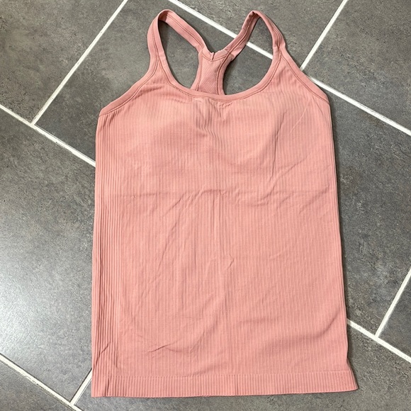 lululemon athletica Tops - Lululemon Ebb To Street Tank *Light Support For B/C Cup Pink Puff size 8